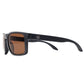 Ensea Sunglasses: Machine Matte Black with Bronze Polarized