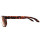 Ensea Sunglasses: Machine Matte Tort with Bronze Polarized
