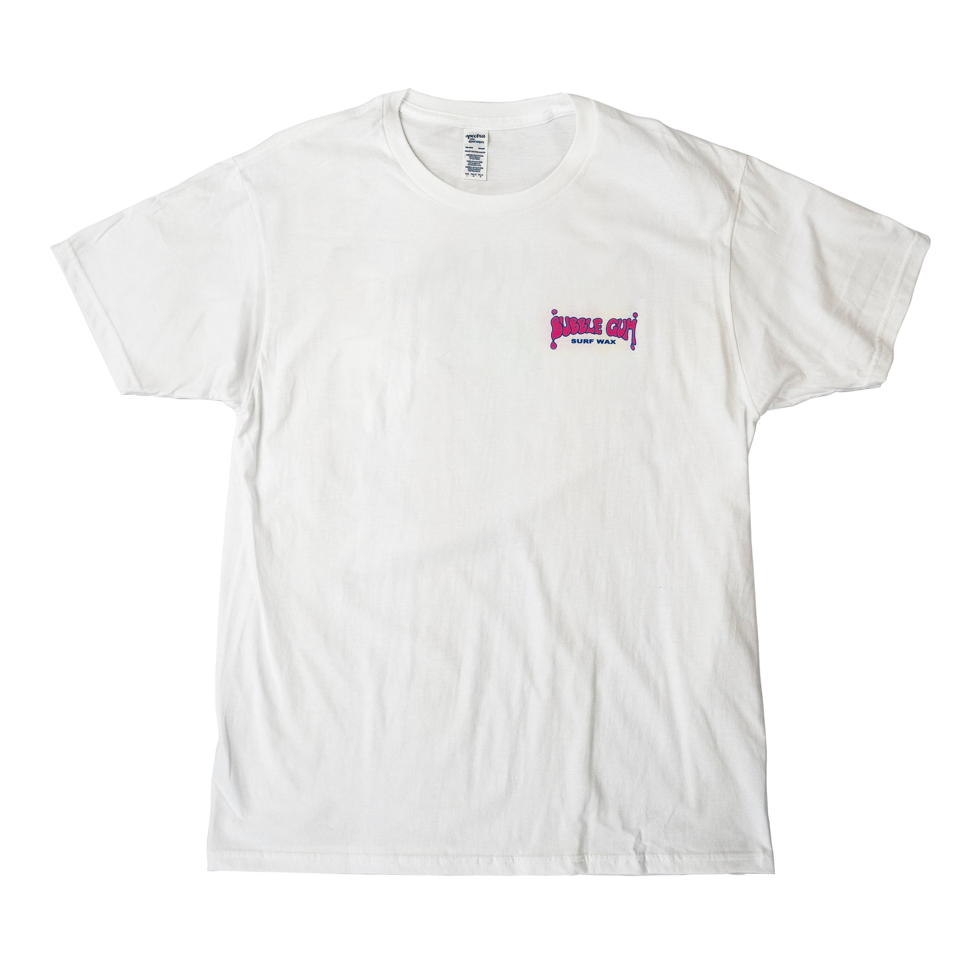 Bubble Gum Surf Wax Throwback Logo T-shirt White