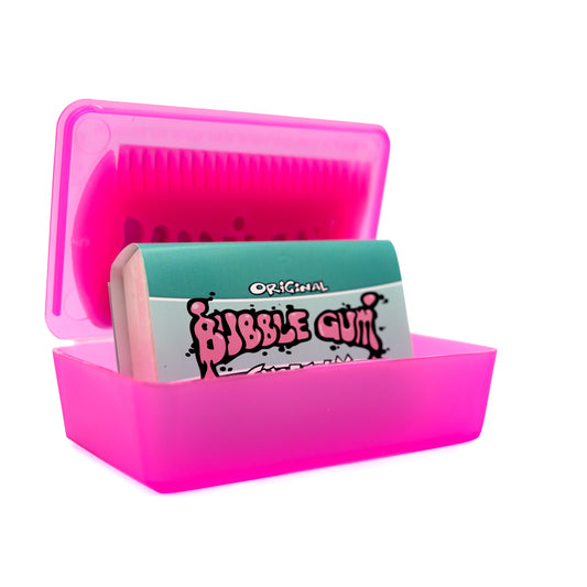 Surf Wax with Wax Box and Wax Comb Pink
