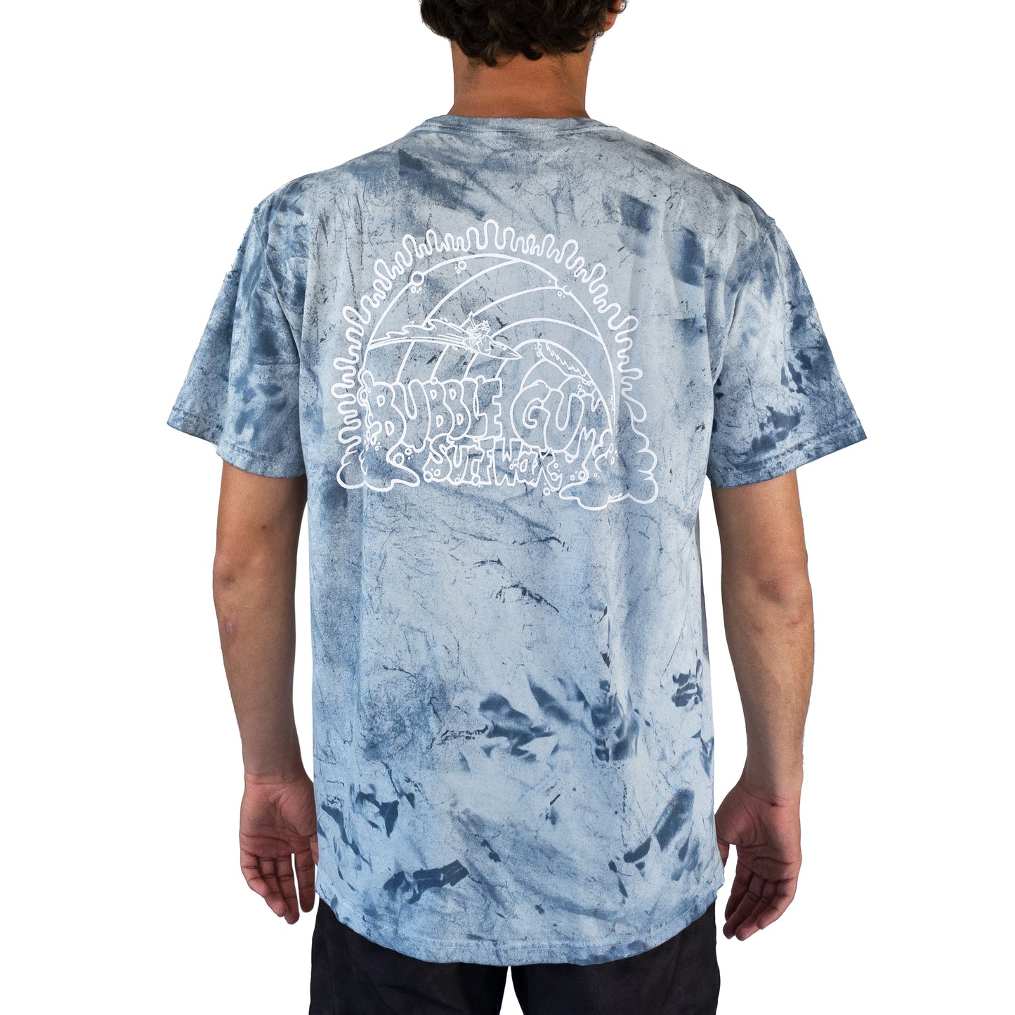 Barrel Stone Wash T-Shirt Blue