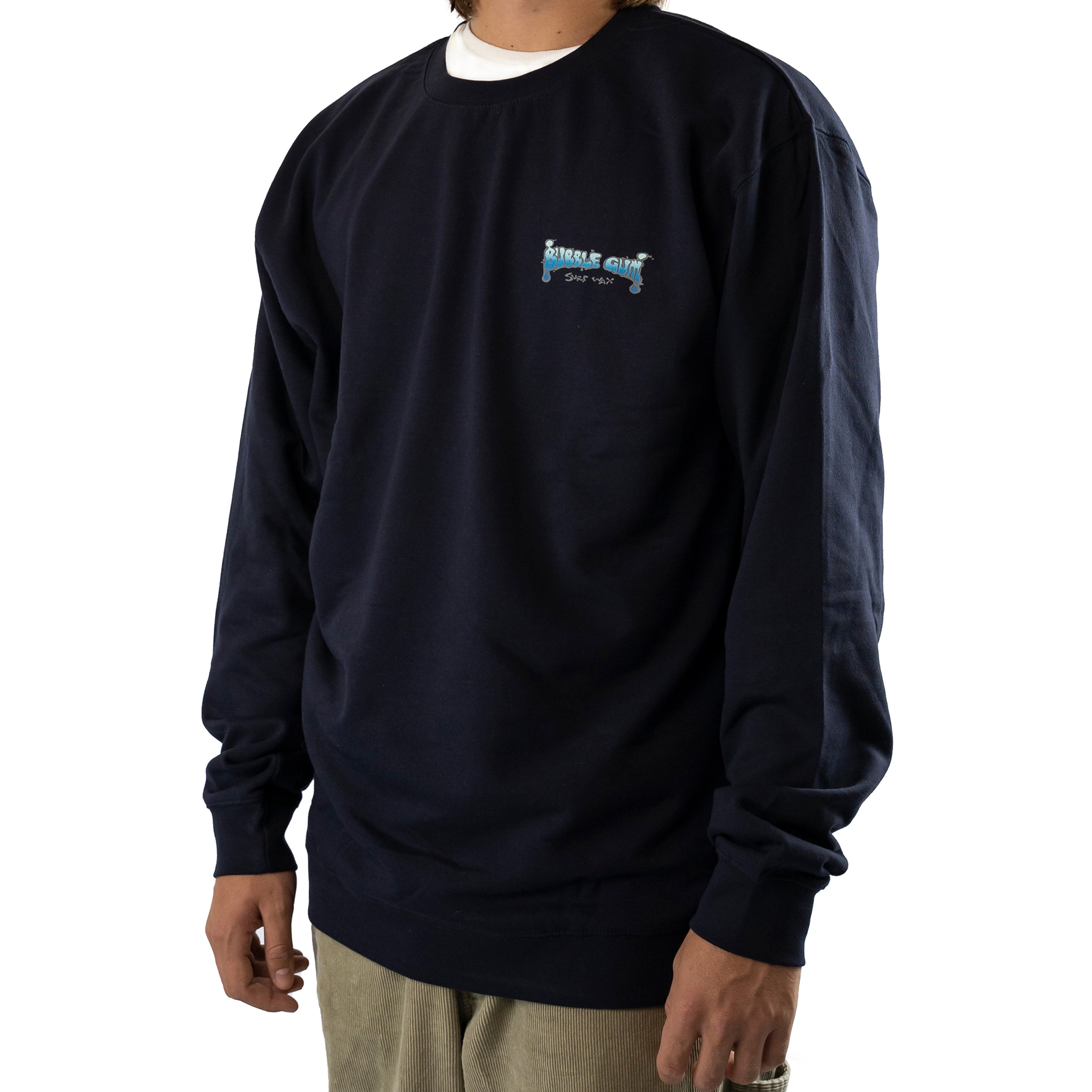 Navy crewneck discount