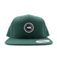 Hand Poured Patch Classic Snapback Hat Green