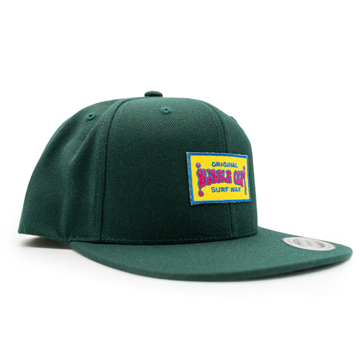 Throwback Patch Classic Snapback Hat Green