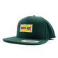 Throwback Patch Classic Snapback Hat Green