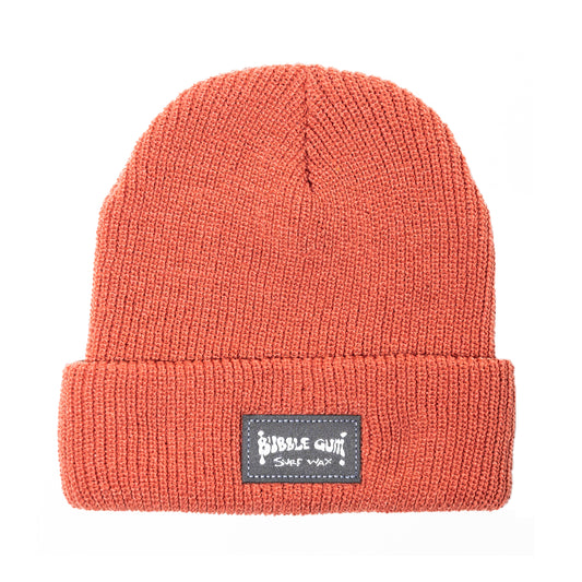 Pink Peach Woven Label Beanie