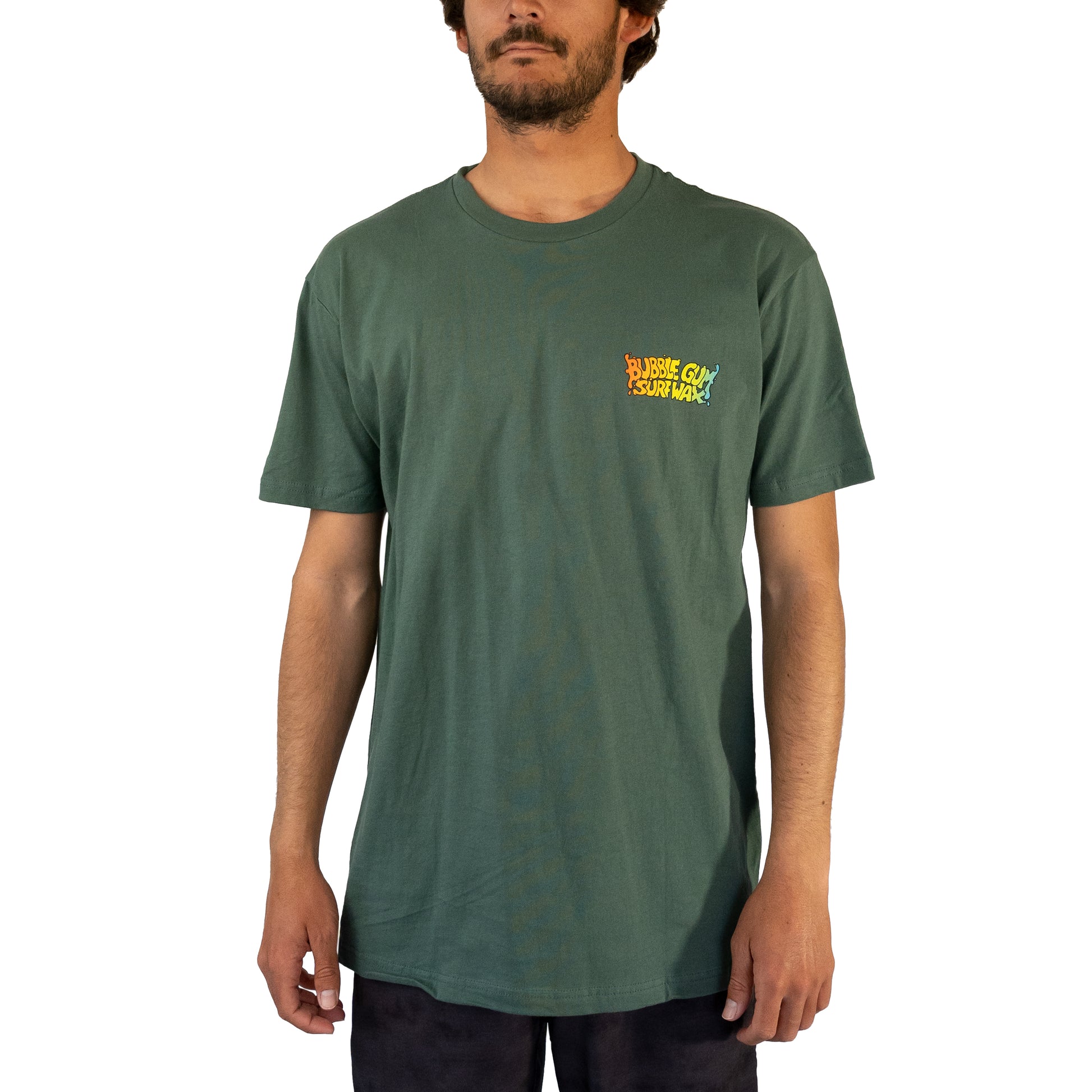 Seaside Stacked T-Shirt Green